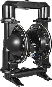 Happybuy Double Diaphragm Pump 159GPM Three Rubber Diaphragm
