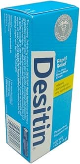 Desitin Daily Defense Baby Cream with Zinc Oxide to Treat, Relieve & Prevent Diaper Rash, Hypoallergenic, Dye, Phthalate & Paraben-Free, 4 Oz