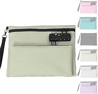 2025 New Travel Lock Bag, Cash Pouch, Travel Luggage Lock, Double Layer Anti-Theft Handbag With 3-Digit Code, TravelLock Bags for Personal Items Backpacks, Gym Bags More (Green)