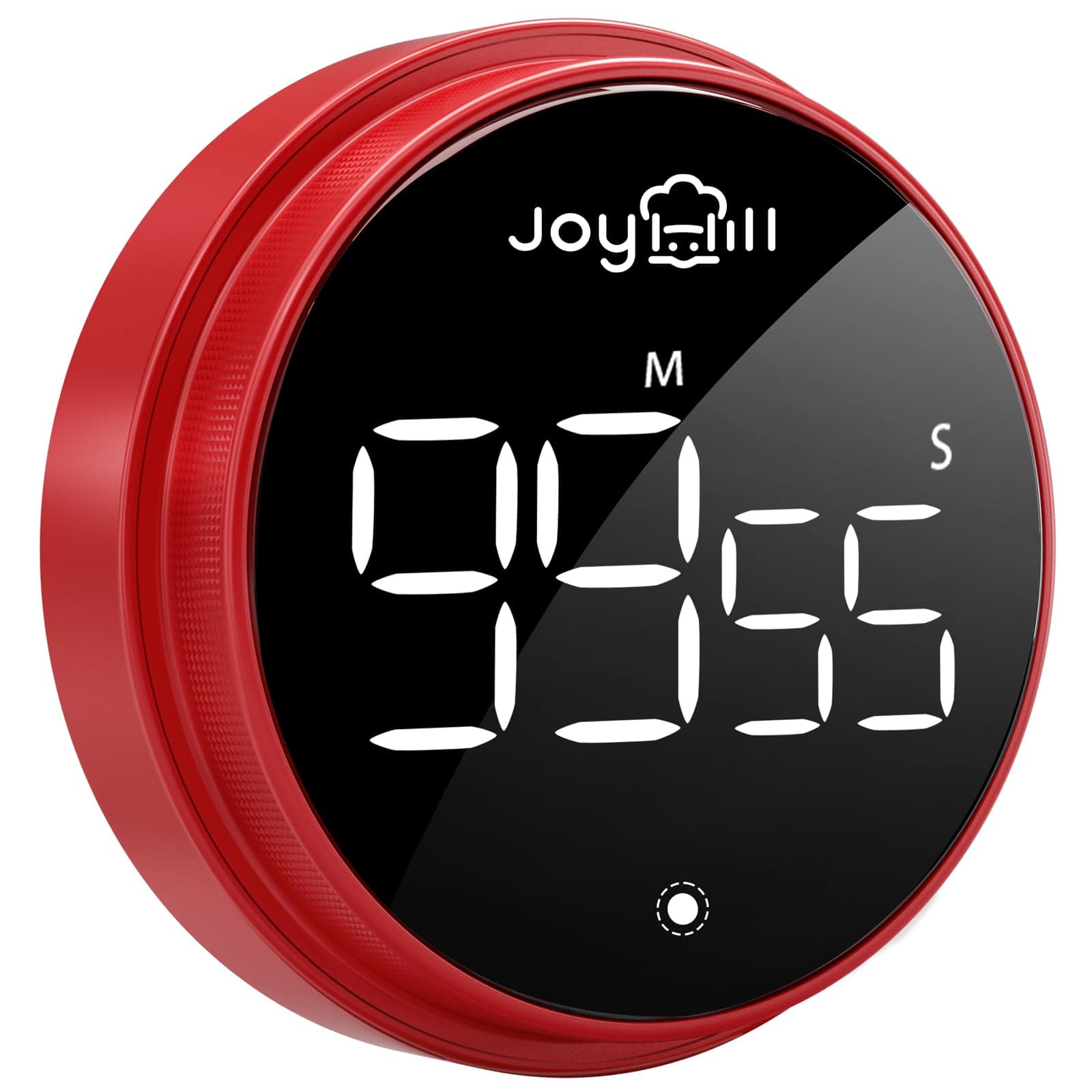 Digital Kitchen Timer, Large LED Display with Magnetic Countdown 3 Volume Levels, Ideal for Cooking Classroom Studying Fitness, Timer for Kids and Seniors Red