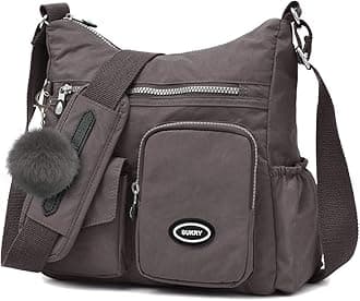 - Nylon Crossbody Bag for Women with Anti theft RFID Pocket, Waterproof Shoulder Bag Travel Purses and Handbag
