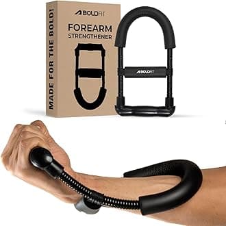 Boldfit Forearm Strengthener, Wrist Exerciser, Arm Strengthener, Grip Strengthener, Fitness Equipment, Home Fitness Equipment for Men and Fitness Equipment for Women, Grip Training, Forearm, Wrist