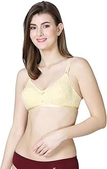 Vstar Women's Cotton Non-Padded Wire Free Everyday Bra Black