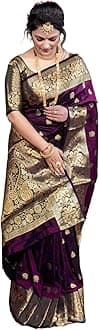 Avantika Fashion Women's Kanjivaram Soft Semi Silk Banarasi Sarees With Blouse Piece.