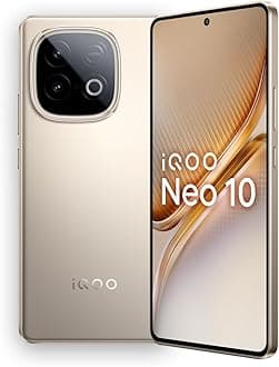 iQOO Neo 10 (Titanium Chrome, 12GB RAM, 256GB Storage) | Snapdragon 8s Gen 4 Processor & SuperComputing Chip Q1 | 7000 mAh Battery | Segment’s Highest 144 FPS Gaming Smartphone