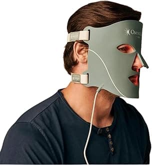 FDA Cleared Flexible LED Light Therapy Mask. Professional Clinic Grade Treatment at Home (Z. for Men.)