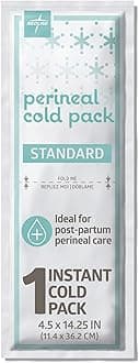 Medline Perineal Gel Packs, 24 Count, Blue