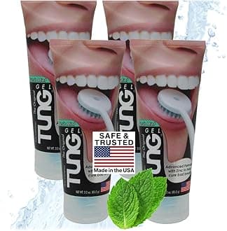 Tung Fresh Mint Tongue Cleaner Gel - Pack of 4