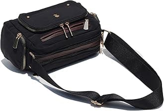 Women Fashion Tote Crossbody Handbags for Women Multi Pockets Shoulder Bag Nylon Travel Purse