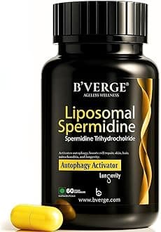 Liposomal Spermidine Supplement | Supports Autophagy, boosts longevity, immunity, and skin & heart vitality | 10 mg