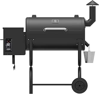 Z GRILLSZPG-550B 2019 Upgrade Model Wood Pellet Grill & Smoker 6 in 1 BBQ Grill Auto Temperature Control, 550 sq Inch Deal, Black