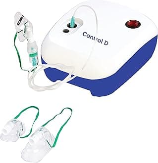 - NEB112 Respiratory Nebulizer with Complete Kit for Kids & Adults Nebulizer (White, Blue)