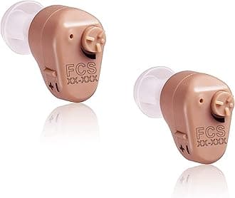 FCS ITC V-118 Hearing Aid Personal Sound Amplifier, Sound Enhancer for Adults and Seniors For Mild hearing loss (Pack Of 2)