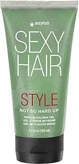 Style Not So Hard Up Medium Holding Gel, 5.1 Oz | Flexible Formula | Allows for Re-Styling | All Hair Types