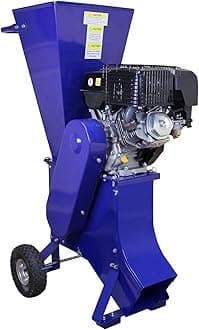 T-Mech 15HP Petrol Wood Chipper 420cc | Garden Shredder Mulcher 4-Stroke | Timber Bush Branches | Free Assembly and & Tool kit | Free Protection Equipment