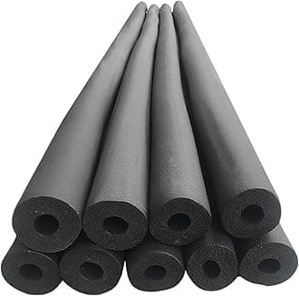 Water Pipe Insulation, Self Sealing Foam Rubber Pipe Wrap, ID 25-108mm Thickened Insulation Tube For Plumbing, Air Conditioning Ducts, Fitness Grip Support (Size : 25mm*20mm)