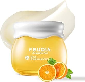 FRUDIA Citrus Brightening Cream (1.94 oz) - Brightening and Vitamin-Rich Korean Face Moisturizer w/61% Citrus Peel Extract, Niacinamide & Vitamin C | Vegan & Cruelty Free