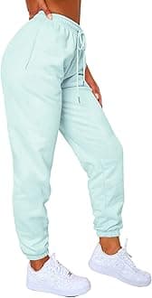 Waitfairy Sweatpants Women - Joggers for Women High Waist Baggy Sweat Pants for Womens Joggers with Pockets