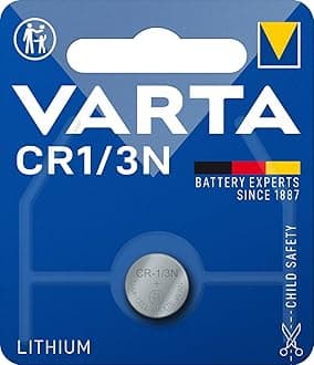 VARTA Batteries Electronics CR1/3N Lithium button cell 3V battery 1-pack, Button cells in original blister pack of 1