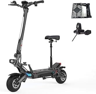 Electric Scooter Adults 50mph 3000W Dual Motor Fast E Scooter 80Miles Off Road Scooter Electric for Adults Foldable Kick Sports Scooter 10" Tires 330lbs Load with Suspension UL2272 Tested