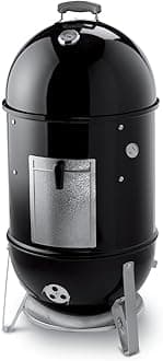 721001 Smokey Mountain Cooker 18-Inch Charcoal Smoker, Black
