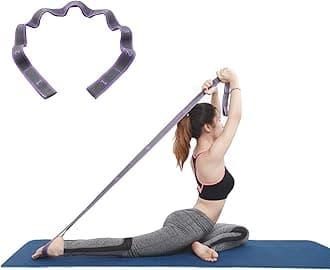 Yoga Stretch Strap, Exercise Strap, Multi Loops Adjustable Exercise Band for Yoga Pilates Dance and Gymnastics, Kids Dancing Assistance and Rehabilitation