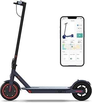 MAXSHOT Electric Scooter for Adults, 8.5/10/14" Tires, 19/22Mph, 350W/500W Motor, 21-28 Miles Range, Folding E-Scooter with Dual Suspension,APP Control