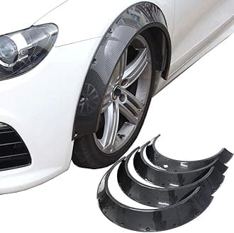 Kyostar New School 4Pcs 840mm Universal Car Fender Flares Wheel Arches (Carbon Fiber Look)