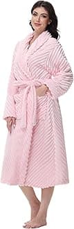 Premium Robes for Women - Super Soft Cozy Fleece Womens Robe Plush Long Bathrobe