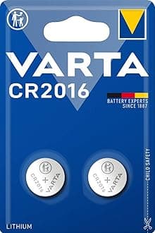 Batteries Electronics CR2016 Lithium button cell 3V battery 2-pack, Button cells in original blister pack of 2