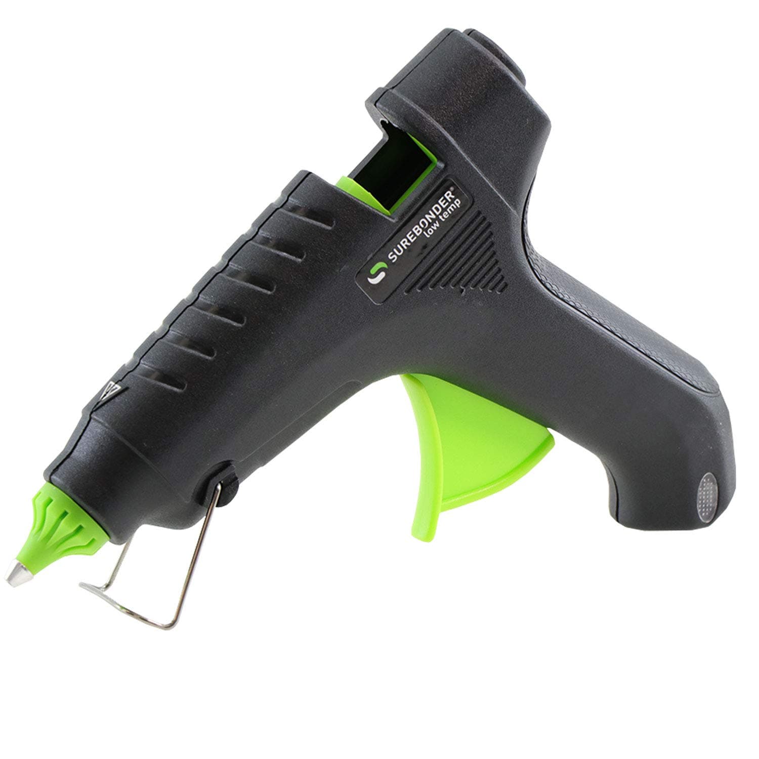 L-270 Essentials Series 40 Watt Full Size Low Temperature Hot Glue Gun for use with Wood, Ribbon, Lace, Floral, Fabric, and Foam, Black and Green