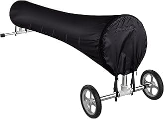 Tlswshsy Swimming Pool Solar Reel Cover, 18FT Pool Solar Protective Blanket Reel Cover, Waterproof Winter Reel Blanket Covers for Inground Pools