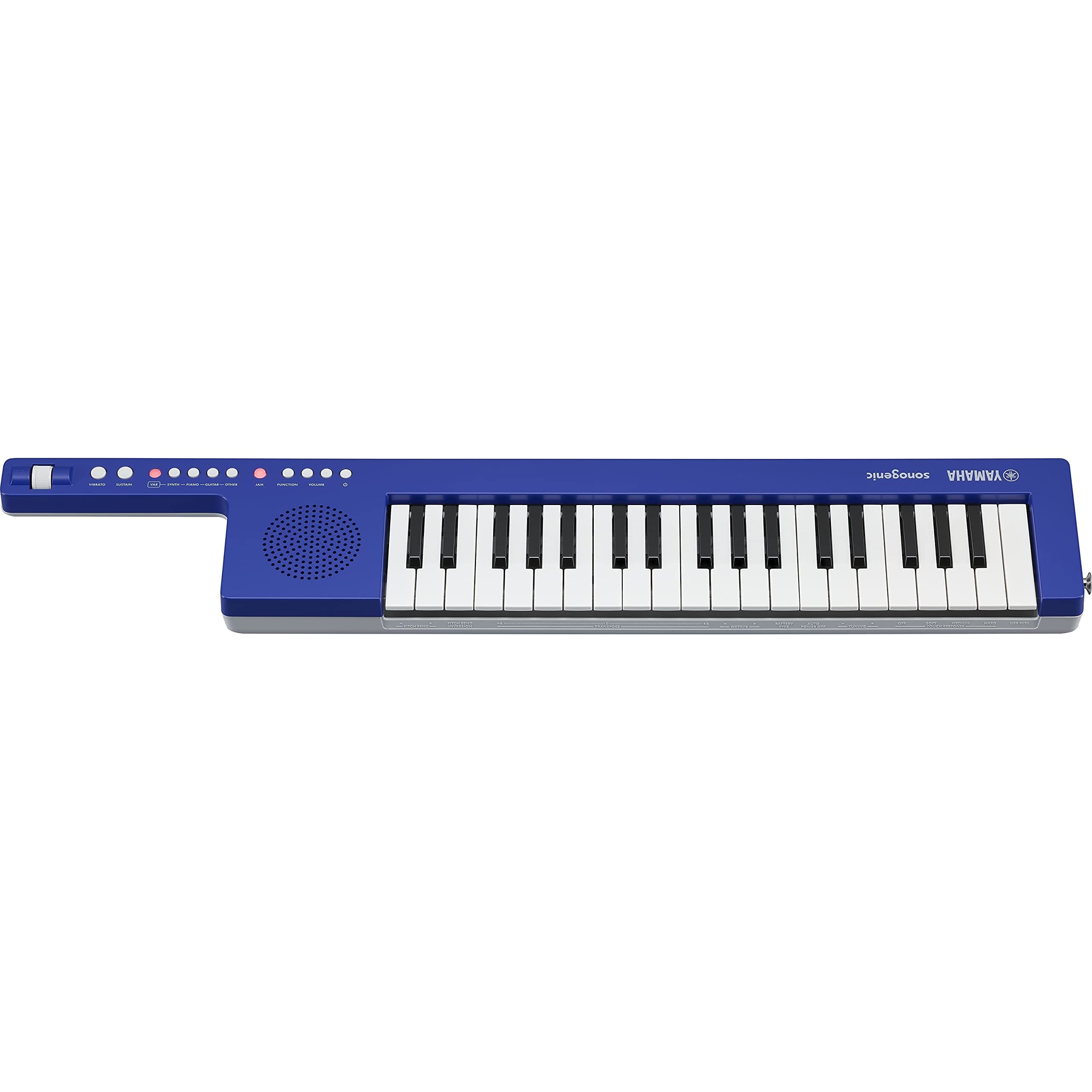 Sonogenic Shs-300 Keytar - Digital Keyboard With 3 Jam Function Modes, Usb Audio And Bluetooth Midi, In Blue