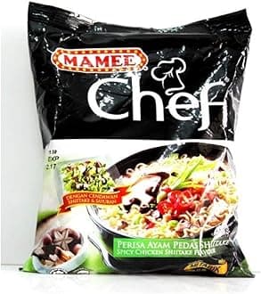 Chef Instant Noodles 72g (Spicy Chicken Shiitake, 4 Packs)