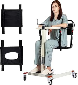 Patient Lift Transfer Chair for Home – Portable Wheelchair to Car Transfer Device, Home Nursing Lift Transfer Chair for Elderly and Disabled, Bed to Chair Transfer Chair for Seniors