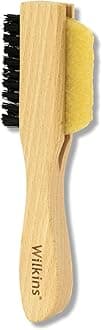 Wilkins Suede Shoe Cleaner Brush - Yellow Rubber Suede Eraser with Soft Bristle Brush for Suede Cleaner and Nubuck Brush