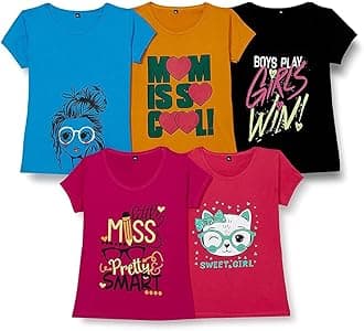 – Girls T2F GLS-TSRT T-Shirt (pack of 5)