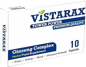 Stronger and Longer for Confident Performer - Ultra Strong Performance Enhancing Pills, Stamina Endurance Booster Supplement Pills for Men - 10 Ginseng Capsules