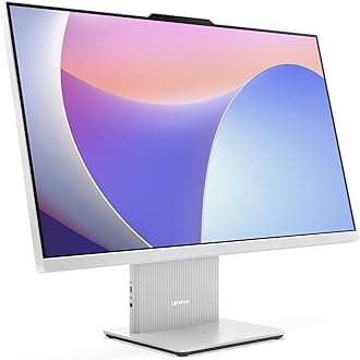 Lenovo (Upgraded) IdeaCentre AIO 27IRH9 27" FHD IPS All-in-One Desktop, Intel Core 5 210H, 16GB DDR5 RAM, 512GB SSD, Intel Graphics, USB Keyboard & Mouse, Wi-Fi 6, Win 11, Cloud Grey