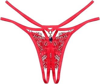 Sexy Lace Thongs for Women T Back Low Rise Bikini Open Underwear Ladies Belt Ultra Thin Hollow Panties