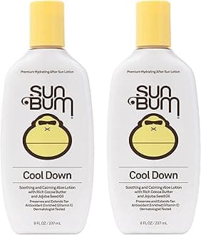 Sun Bum Cool Down Aloe Vera Gel | Vegan and Hypoallergenic After Sun Care wit...