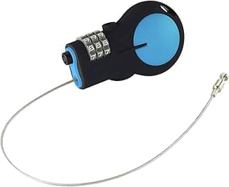 Lewis N. Clark Retractable Cable Lock, Multi, One Size