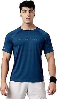 MuscleBlazeActive T Shirt for Men, for Gym & Sports