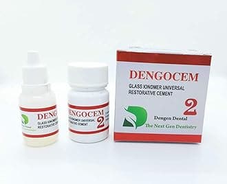 dental Dengocem 2 Glass Ionomer Restorative Cement Type 2 15g/10ml by Dengen Dental