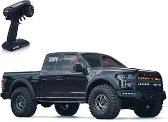 1/8 RC Crawler Pickup Model Car F150 Remote Control Off Road Vehicle 4WD 2PCS Axle Lock 775 Brushed Motor 880 ESC Metal Wheels for Adult