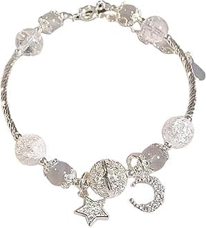 GenericFreshwater Pearls Bracelet for Women Boho Natural Cute Delicacy Crystal Bracelets Dainty Gifts for Her