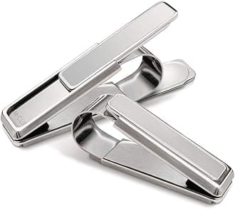 M-Clip Stainless Steel Money Clip - Cash and Credit Card Holder for Men - Minimalist Slim Wallet Alternative