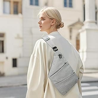 Anti Theft Crossbody Travel Bags Mens Sling Bag Over the Shoulder Bags for Women Gifts for Travelers