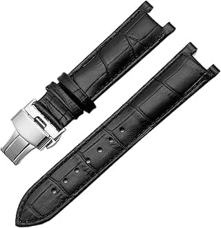 Genuine Leather Watchband For GC 22 * 13mm 20 * 11mm Notched Strap Withstainless Steel Butterfly Buckle Men And Women Watch Belt