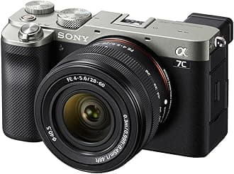 Sony Alpha 7C Full-Frame Compact Mirrorless Camera Kit - Silver (ILCE7CL/S)